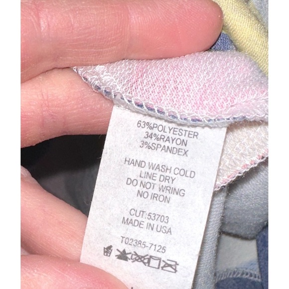 Honeyme striped top with chest keyhole detail - Picture 5 of 5